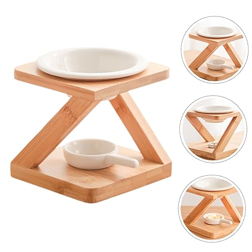Difusor aromático eléctrico cerámico beige para aromaterapia miniatura 4