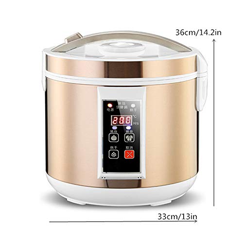 Macchina per Aglio Nero a Controllo Intelligente 5L, fermentatore Automatico Completo, Intero Organico Fatto in casa - Aglio Singolo chiodo di Garofano, fornello Fai-da-Te, 100V-240V