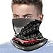 City Street Red Car Neck Gaiter Face Mask Bandana Head Scarf Breathable Face Cover Sun Protection Windproof Balaclava
