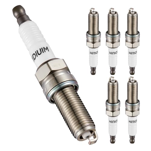 Image of 93175 Iridium Spark Plugs 6 Pack Compatible with Jeep Grand Cherokee Wrangler Compatible with Honda Odyssey Pilot Accord Santa Fe Ram 1500 RDX 3.0L 3.5L 3.6L V6 Engine for LKR7DIX11S