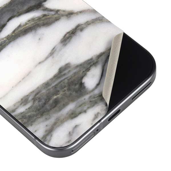 Skinit Decal Phone Skin Compatible with Google Pixel 9a - Grey Marbling Design