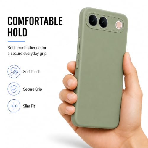 Image of FIRST MART Matte Silicone Back Cover for Vivo S2 - Green