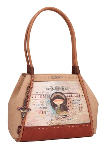 Sac triangle Anekke multicolore au design géométrique et taille unique - 2