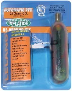 SEACHOICE 1/2" Thread, Inflatable Vest Re-Arm Kit (Option: Automatic)