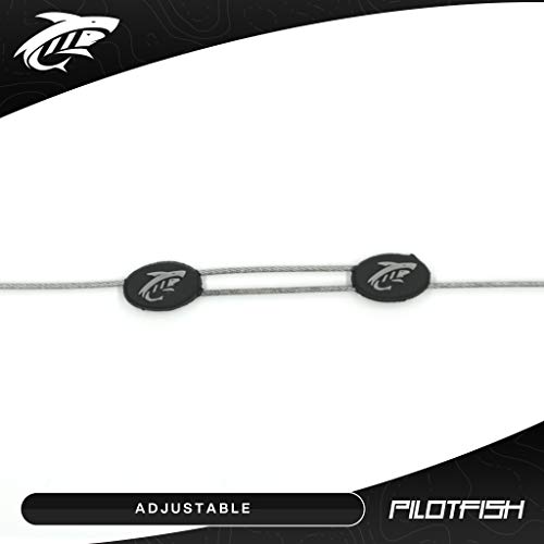 Image of Pilotfish No Tail Adjustable Eyewear Retainer Cable Strap: Sunglasses, Eyeglasses, Glasses (16 Inch, Pink Flamingo)