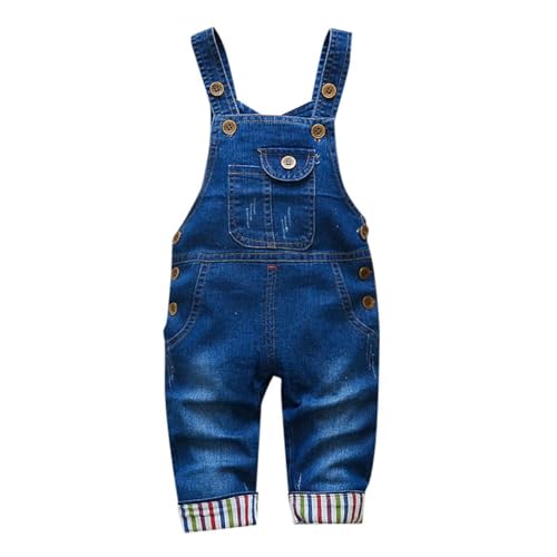 Generisch Blau Latzhose Kinder Mädchen 104 Jeans Overall...