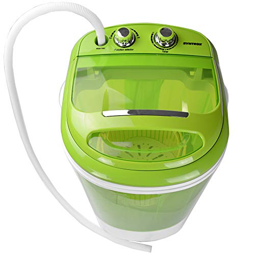 Syntrox Germany WM-200W wasmachine met centrifuge camping wasmachine mini wasmachine (WM-200W-groen) - Image 6