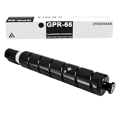 GPR-66 Black Toner Cartridge, Up to 38,000 Pages, Replacement for Canon GPR66 imageRUNNER Advance DX C3922i C3926i C3930i C3935i C3326i Copier
