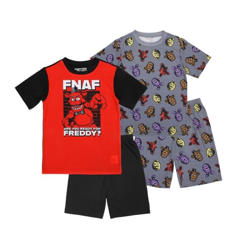 Five Nights At Freddys Are You Ready For Freddy Boys 4-Pack Pajama Set-10