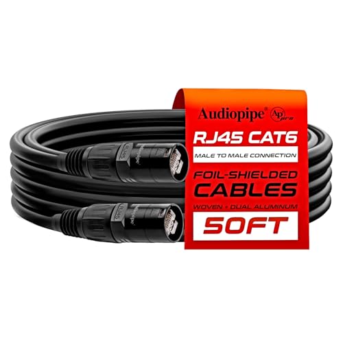 Cable Audiopipe Ethercon Flex Soft Cat6 15.2 m RJ45 miniatura 1