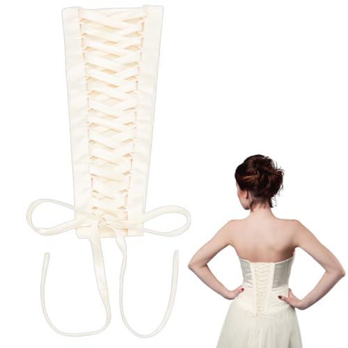 nbeads Hochzeitskleid Korsett Kit, 4 Stück Frauen Hochzeitskleid Reißverschluss Ersatz Korsett Rücken Kit Verstellbare Passform Satin Korsett...