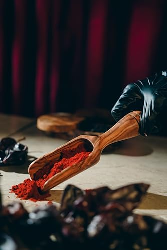 Spatule à riz en bois d'olivier pour service de table convivial
