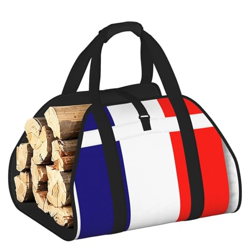 Porte-bûches en toile robuste pour éviter les débris de bois de chauffage au sol