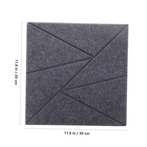 ibasenice 6pcs Stickers de Pared para Reducción de Ruido Almohadillas Acústicas Autoadhesivas Paneles Acústicos para Sala de Juegos Oficina Estudio Aislante acústico miniatura 2
