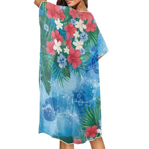 KEIAHUAN Kimono Swimsuit Cover Ups for Women Open Front Long Cover Up Long Loose Casual Summer Tops3