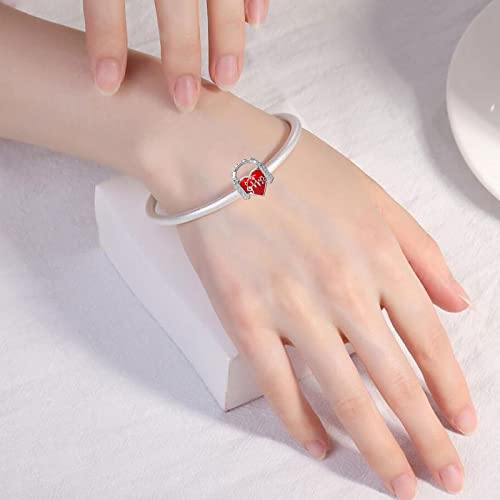 KunBead Crystal Enamel Earphone Birthstone Charms Beads Compatible with Pandora Bracelets4