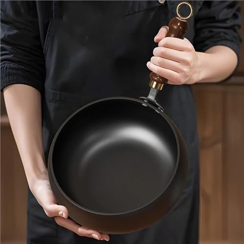 Sartén Wok de Hierro 11 Pulgadas con Tapa miniatura 4