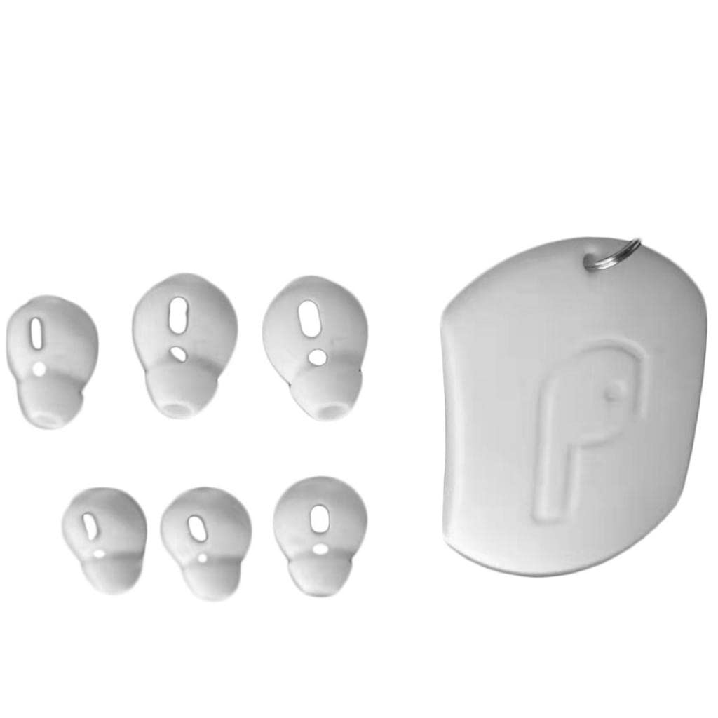 3 Pairs Silicone Earbuds Cover Tips Replacement Ear Buds for Airpods White-Cell Phones & Accessories - Cell Phone Accessories - Headsets-image-37