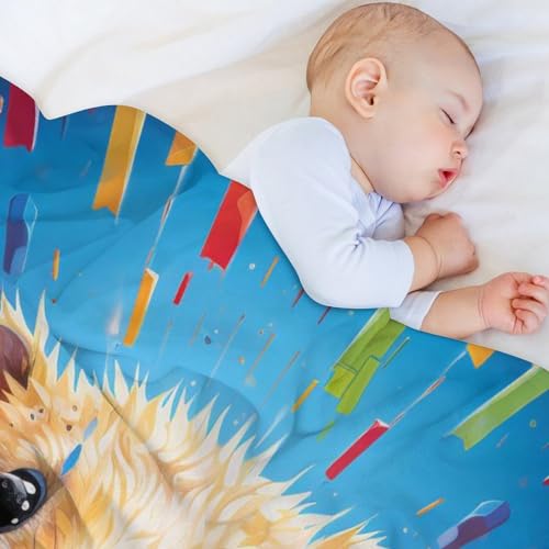 Couverture canapé hamster moelleuse pour cocooning au bureau - 5