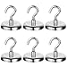 titanMAG - Cup Wall Mount Magnets - Neodymium Magnets - NdFeB - Rare Earth Magnets - Includes Screws an Storage Box - 1.26" (2 PACK - 75 LB)