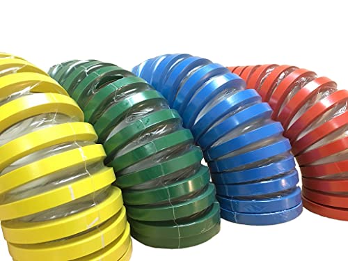 BALSAT Rollo Cinta 66 m. Adhesiva para Maquina Precintadora de Bolsas Paquetes de 6 Rollos. Rollos para Maquina cierrabolsas (Rojo)