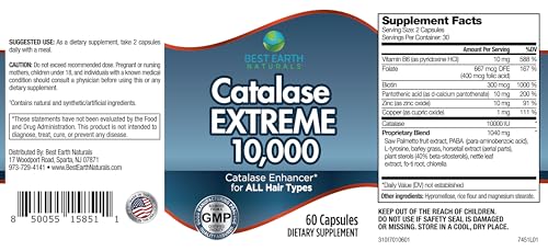Best Earth Naturals Catalase Extreme Supplement