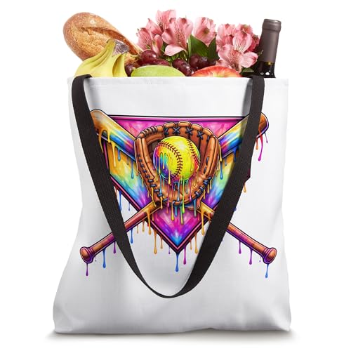 Bolso Tote con diseño gráfico de Helado en derretimiento miniatura 4