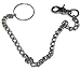 McKay 18" Men's Secure Wallet Chain w/ 2" Key Split Ring & Trigger Snap Hook - Chrome