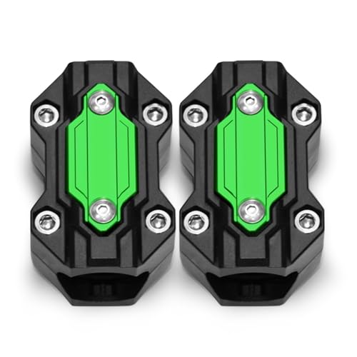 RVIFY Sturzbügel Passend für Yamaha Tracer 900 GT, Tracer 700 GT, Tracer 900 GT, Motorrad-Crash-Proof, schwarzes Verkleidungsblock-Schutzzubehör.(Two Green)
