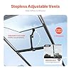 VEVOR Polycarbonate Greenhouse, 8 x 14 Ft, Outdoor Greenhouse with 2 Vent Windows, Pavilion Styled with Hinged Door, Aluminum Large Walk-in Greenhouse Kit for Outside Garden Backyard #4