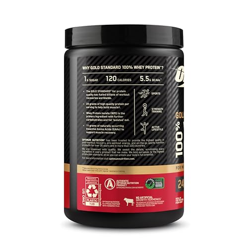 Optimum Nutrition Gold Standard Whey Protein, Double Rich Chocolate, 0.68LB - image 9