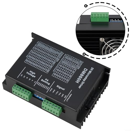 Controlador DM860H evita sobrecalentamiento en motores paso a paso NEMA 34 CNC 6
