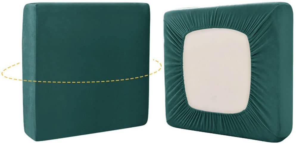 Fundas de cojines de sofá para forma de L estirar fundas protectoras lavables R 3