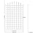 56.7"W x 97"H Vinyl Trellis Support for Outdoor Climbing Plants and Rose Vines, Durable Décor Lattice for Garden&Backyard, Lawn