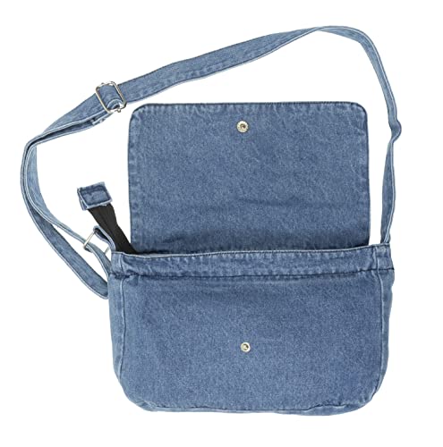 Bolso Hobo de Mezclilla estilo casual ligero retro para viaje miniatura 5