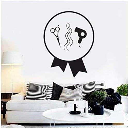 Adhesivos de pared en blanco y negro como se muestra, añaden ambiente a tu casa, se pueden utilizar para decorar la sala de estar, el comedor y el dormitorio, 55 x 42 cm