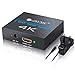 Produktbild eSynic HDMI Ultra HD 4K x 2K Signalverteiler 1 in 2 Ausgänge über Ver 1.4, 1080P 3D, kompatibel mit dem HDCP 1.4-Protokoll für CEC für PS4, Xbox, HD Player, TV und Projektor Blau