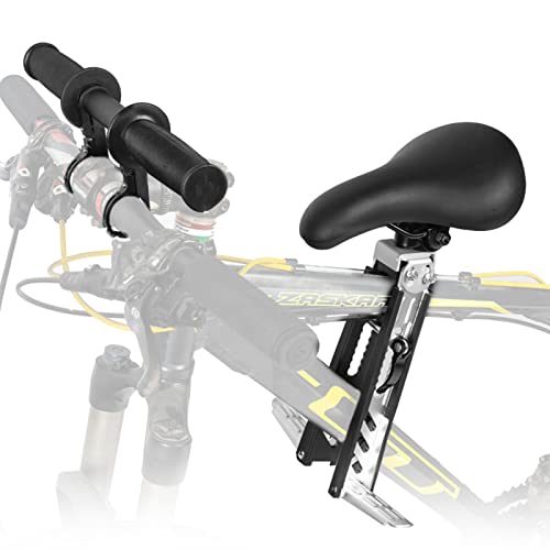 Neyomid Asiento De Bicicleta para Niños Y Niños Pequeños,Asiento MTB para Niños con Manillar,Asientos De Bicicleta para Niños Montados En La Parte Delantera con Pedales,Se Adapta A Todos Los MTB Cover