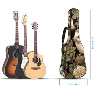 JRHEJTFZ Housse pour guitare acoustique de 1,9 cm d’épaisseur, imperméable, durable et élégant, motif hérisson dessin animé, Multicolore 5., 42.9×16.9×4.7 in, Motif imprimé tendance - Les Beatles, Paul McCartney, John Lennon, RIngo Starr, George Harrison JRHEJTFZ Housse pour guitare acoustique de 1,9 cm d'épaisseur, imperméable, durable et élégant, motif hérisson dessin animé, Multicolore 5., 42.9x16.9x4.7 in, Motif imprimé tendance – Image 5
