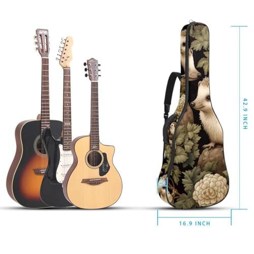 JRHEJTFZ Housse pour guitare acoustique de 1,9 cm d’épaisseur, imperméable, durable et élégant, motif hérisson dessin animé, Multicolore 5., 42.9×16.9×4.7 in, Motif imprimé tendance - Les Beatles, Paul McCartney, John Lennon, RIngo Starr, George Harrison JRHEJTFZ Housse pour guitare acoustique de 1,9 cm d'épaisseur, imperméable, durable et élégant, motif hérisson dessin animé, Multicolore 5., 42.9x16.9x4.7 in, Motif imprimé tendance – Image 6