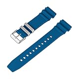 Tauchmeister Correa de repuesto de poliuretano con hebilla, 22 mm, color azul