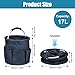 Miosugo Cleaning Caddy with Handle, 17L Cleaning Supply Caddy Foldable Bucket Organizer Cleaning Products Organizers Cleaning Tools Bag 4.5 Gallon(Navy blue)
