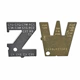 TOP-MAX 2er Set Vergasereinstellwerkzeuge, Messlehren für Regelhebel Kompatibel mit Walbro und Zama ZT-1 500-13 Kleinmotoren Reparatur