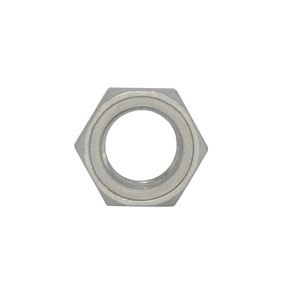 1pc 1/2" 3/4" 1" 1-1/4" 1-1/2" 2" BSP Female Thread Hex Lock Nut Pipe Fitting 304 Stainless Steel Hex Nuts Pipe Fitting(3/4")