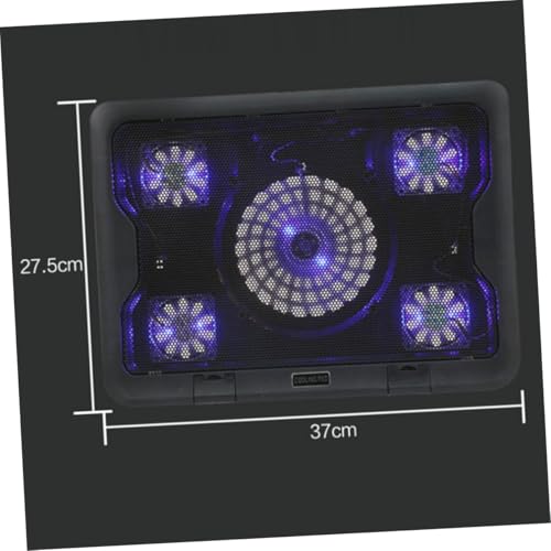 Base de enfriamiento VILLCASE para laptop con 5 ventiladores USB miniatura 7