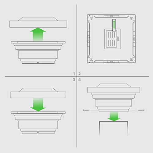 Classy Caps Sl078T Pvc Regal Solar Post Cap, 4" X 4", Tan #TOP7