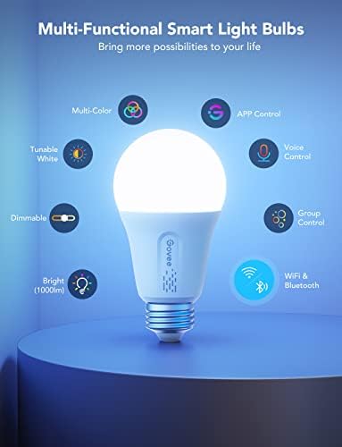 Govee Pendant Light for Kitchen Island Bundle LED Smart Light Bulbs