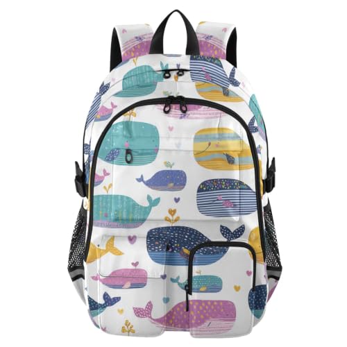 Mochilas de viaje para laptop de 17.5" de oficina: comodidad en trayectos largos con ballenas