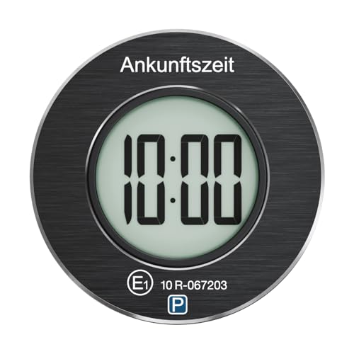 Needit ParkOne [NEUES Modell 2026] – Vom Marktführer für elektronische Parkscheiben mit Magnet-Halterung – Automatische Parkzeiterfassung – Abnehmbar & hochwertig verarbeitet