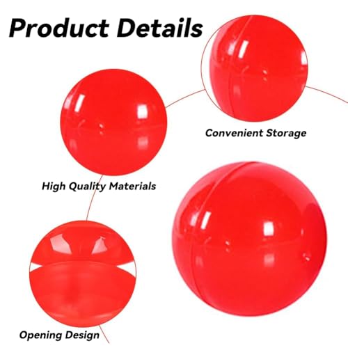 50 Stück Lotterie Kugeln Bälle zum Öffnen Befüllen, 3cm Lotterie Bälle, Plastikkugeln zum Befüllen, BefüLlen Bunt Bingo Kugeln, BefüLlbare Kugeln Ornament Ohne Zahl, LottobäLle für Partygeschenke